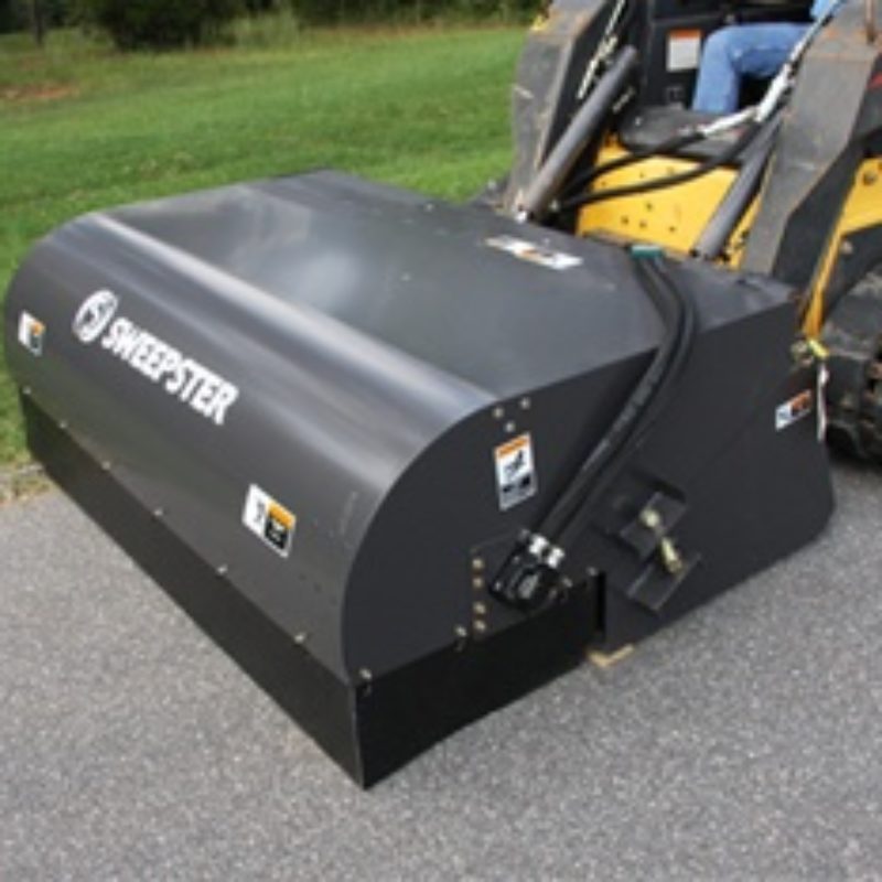 72 Inch Hopper Broom Rental Attachments - Sweepster