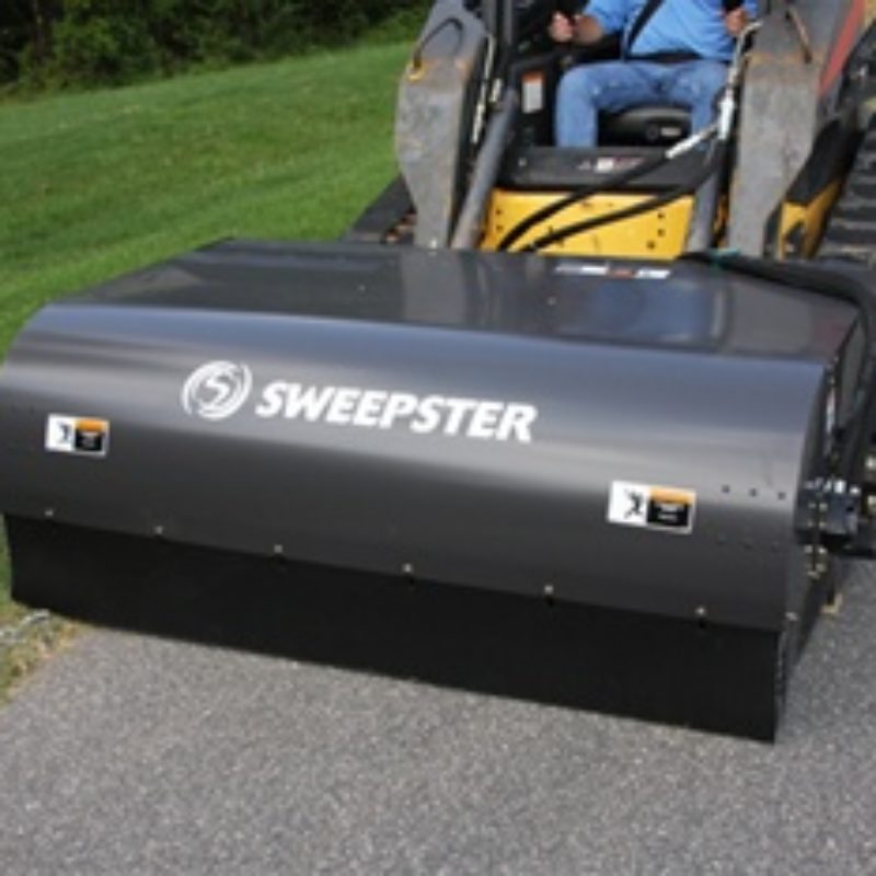 84 Inch Hopper Broom Rental Attachments - Sweepster