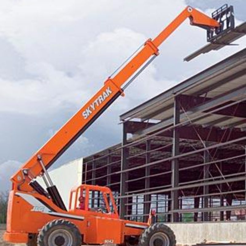 8,000 Pound Reach Forklift Rental - SkyTrak 8042 Telehandler