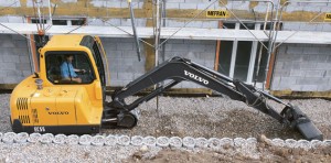 Compact Excavator Rental - Volvo EC55
