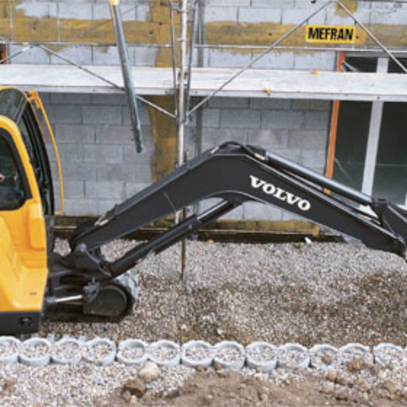 Compact Excavator Rental - Volvo EC55