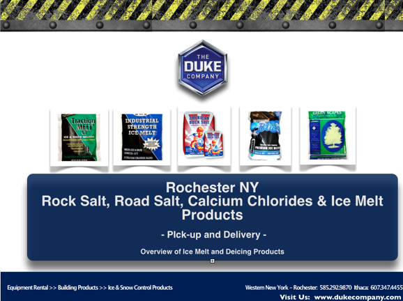 Rock Salt Distribution in Rochestert