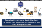 Ithaca NY - Top 9 Construction Equipment Rental Items - Operating and Safety Highlights