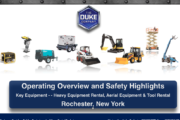 Rochester NY - Top 9 Construction Equipment Rental Items - Operating and Safety Highlights