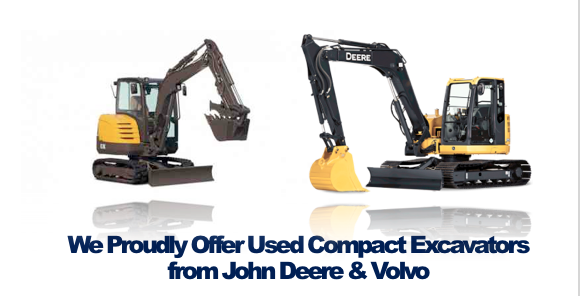 Buy Used Compact Excavators John Deere Volvo Rochester NY Ithaca NY