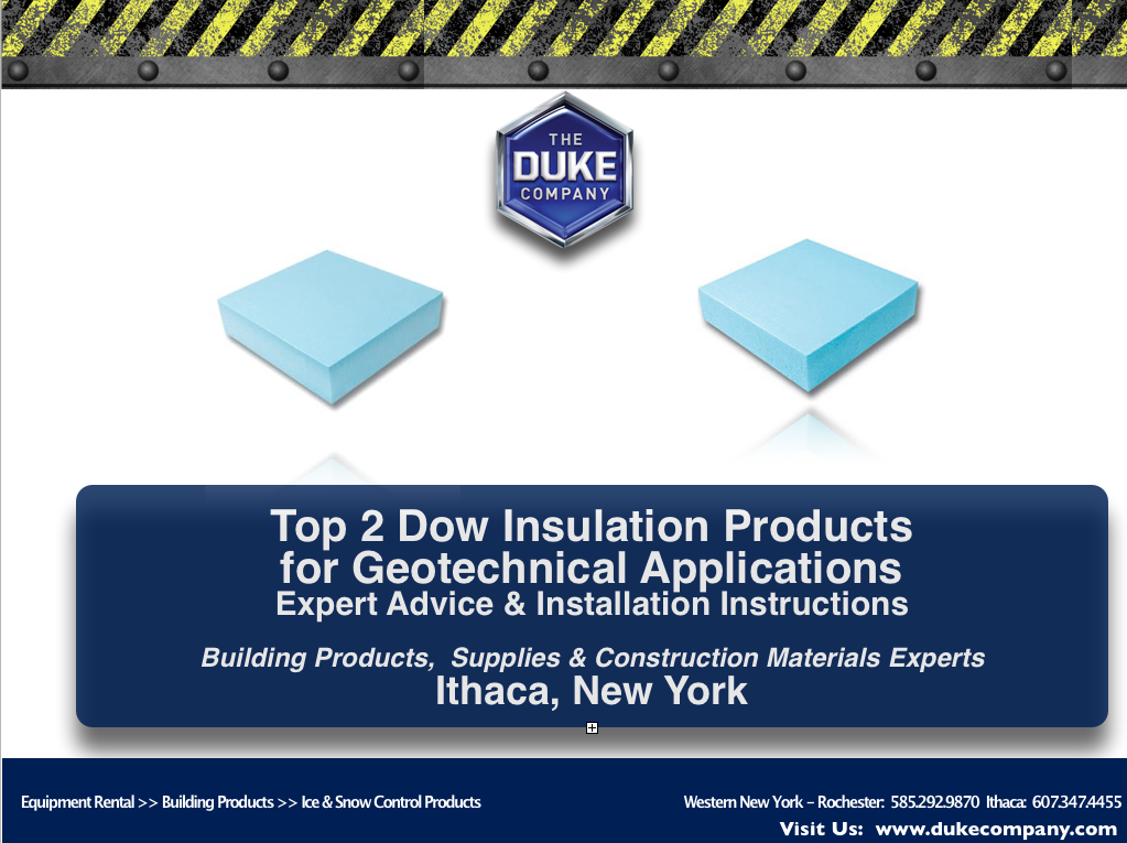 Top 2 Dow Insulation Products for Geotechnical Applications