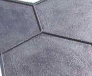 Increte Concrete Stamping Tools - 18 Inch Hexagon Slate Sand Finish SHXF SOO1