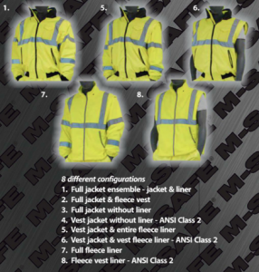 8-in-1 Bomber Jacket Configurations