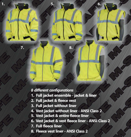 8-in-1 Bomber Jacket Configurations