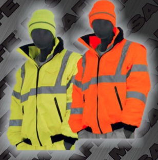 Safety Jackets - ANSI 107-2010 Class 3 2-in-1 Bomber Jacket