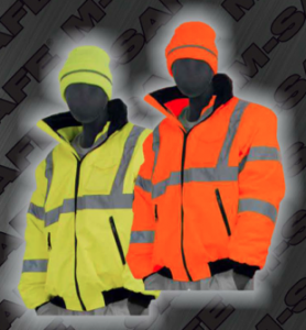 Safety Jackets - ANSI 107-2010 Class 3 8-in-1 Bomber Jacket