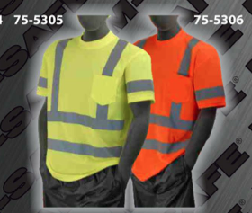Safety T-Shirt - ANSI Class 3 Deluxe T-Shirts