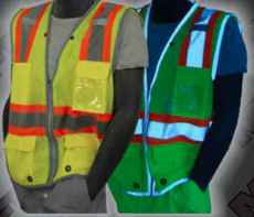 Safety Vests - ANSI Class 2 Vest with Pass Through