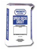 Spray-Deck Texture Crete Grout by Increte Systems