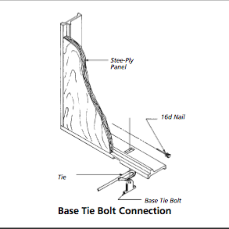 Base Tie Bolt Concrete Form Connecting Hardware by Symons