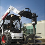 Picture of Augur Attachment Rental for Bobcat Compact Excavators
