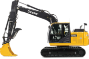 Picture of John Deere Excavator Available for rent in Rochster NY and Ithaca NY from the Duke Company