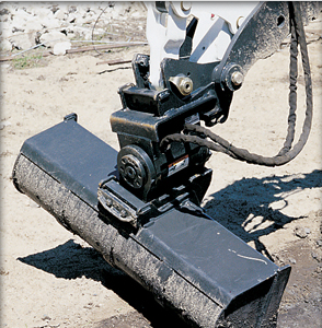 Picture of PowerTilt Swing Attachment Rental for Bobcat Compact Excavators