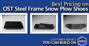 Picture of OST Steel Frame Snow Plow Shoes from the Duke Company