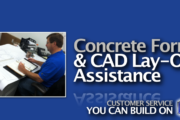 Picture of Concrete Form Layout and CAD Drawing in Rochester and Ithaca NY