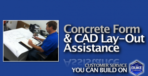 Picture of Concrete Form Layout and CAD Drawing in Rochester and Ithaca NY