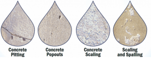 Picture of Concrete Pitting, Concrete Popouts, Concrete Scaling and Concrete Spalling