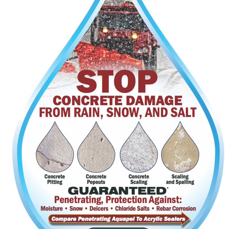 Stop Concrete Damage from Salt in Rochester and Ithaca NY