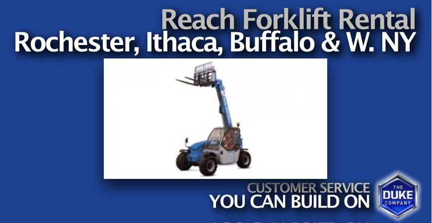 Picture of Compact Telehandler Rental in Rochester and Ithaca NY - Genie 5519 telehandler