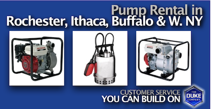 Picture of Pump Rental in Rochester, Ithaca, Buffalo and Western NY