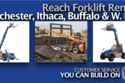 Picture of Reach Forklift Rental in Rochester NY and Ithaca NY
