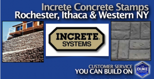 Increte Concrete Stamps in Rochester and Ithaca NY
