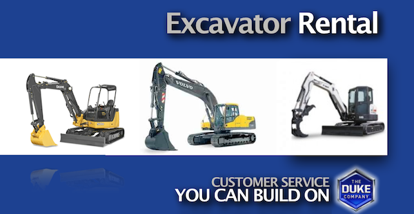 Excavator Rental