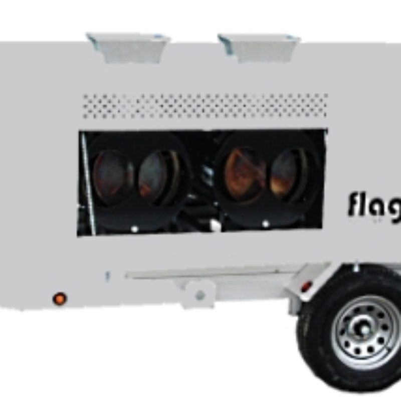 Stay Warm with Powerful Trailer-Mounted Indirect Heater Rentals