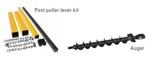 Atlas Copco Post puller lever kit and Auger