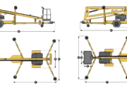 Duke Rentals - Specifications for 45' TOWABLE BOOM RENTAL | HAULOTTE 4527 A - The Duke Company in Rochester, Ithaca, Dansville and Auburn NY - Duke Rentals