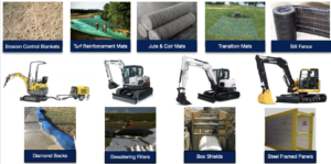 Duke Company and Duke Rentals - Rent Trench Safety Equipment, Rent Excavators and Buy Erosion Control Blankets